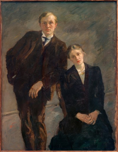 Retrato duplo Max Beckmann e Minna Beckmann-Tube de Max Beckmann