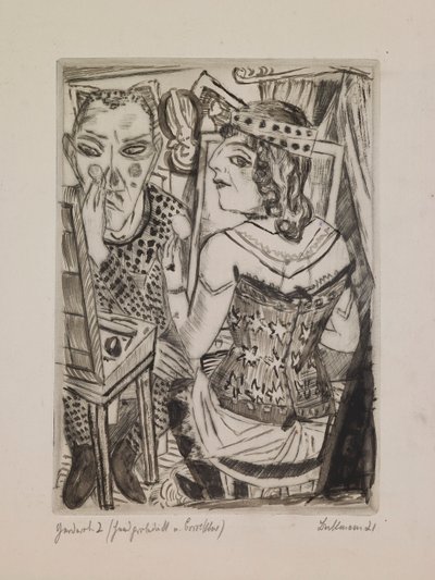 Camarim, prato 2 do portfólio "A Feira Anual de Max Beckmann