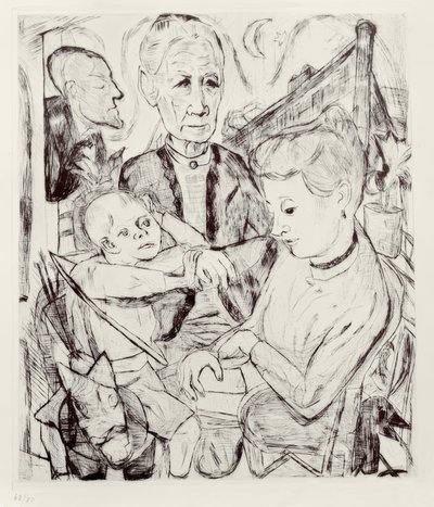 Cena familiar de Max Beckmann