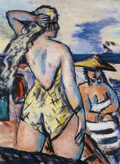 Raparigas junto ao mar de Max Beckmann
