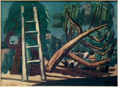 Paisagem com grandes trovoadas de Max Beckmann