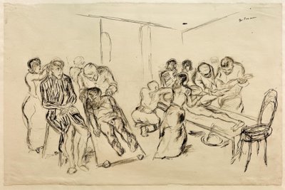 Grande bloco operatório de Max Beckmann