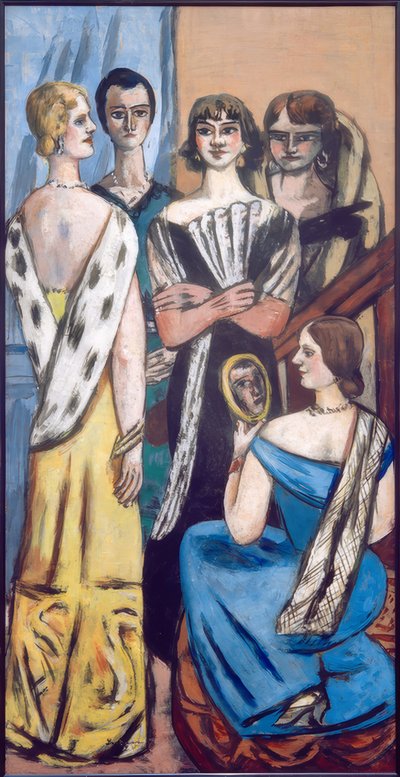 Imagem Grande da Mulher (Cinco Mulheres) de Max Beckmann