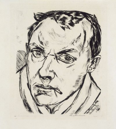 Grande autorretrato de Max Beckmann