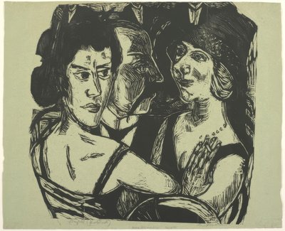 Retrato de Grupo, Bar Eden de Max Beckmann