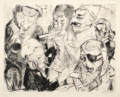 Feliz Ano Novo 1917 de Max Beckmann