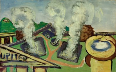 Fontes termais em Abano de Max Beckmann