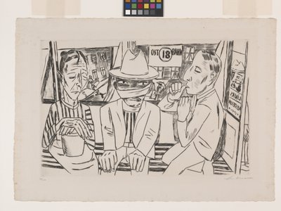 No Eléctrico de Max Beckmann