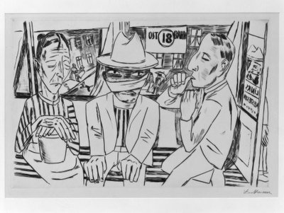 No bonde de Max Beckmann