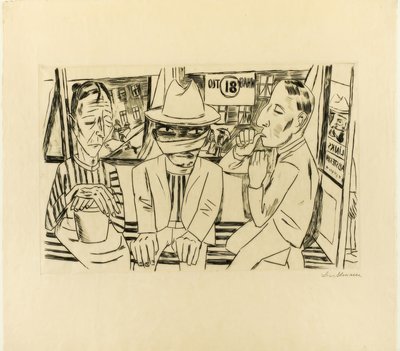 No Eléctrico de Max Beckmann