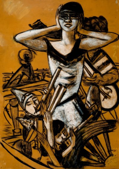 Carnaval em Nápoles de Max Beckmann