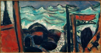 Pequeno Mar Tempestuoso de Max Beckmann