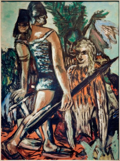 Guerreira e Birdwoman de Max Beckmann