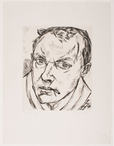 Grande autorretrato de Max Beckmann