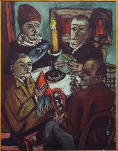 Les Artistes with Vegetais de Max Beckmann