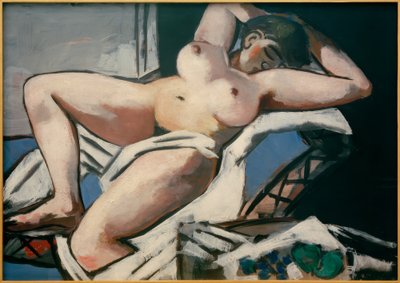 Reclinado nú de Max Beckmann