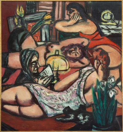Quarto das Meninas (Siesta) de Max Beckmann