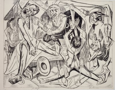 Malepatrus, de Max Beckmann (1884-1950), litografia. Alemanha, século XX. de Max Beckmann