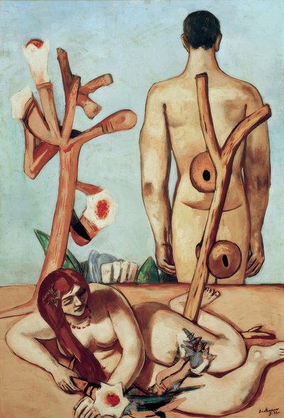 Homem e mulher de Max Beckmann