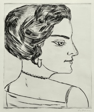 Naïla em perfil de Max Beckmann