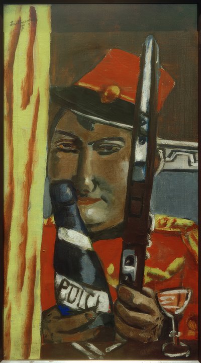 Soldado peruano quer beber de Max Beckmann