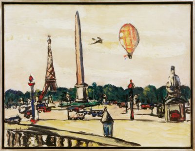 Place de la Concorde bei Tag de Max Beckmann