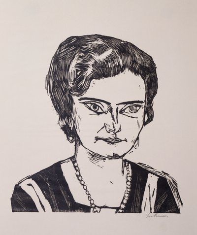 Retrato da Frau HM (Naila) de Max Beckmann