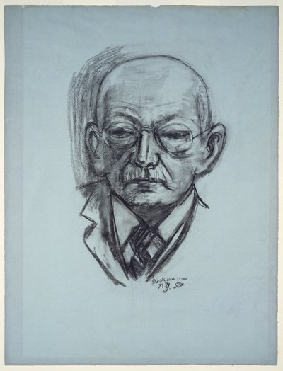 Retrato de Georg Swarzenski de Max Beckmann
