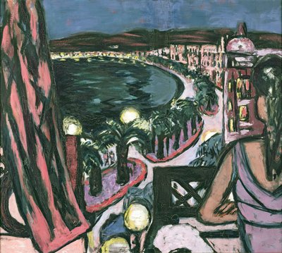 Promenade des Anglais, Nice de Max Beckmann