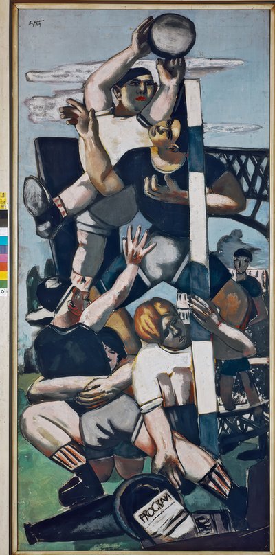 Jogador de rúgbi de Max Beckmann
