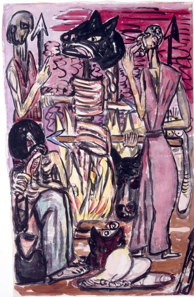 Refeição Sacrificial de Max Beckmann