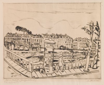 Bela Vista (Paisagem de Inverno) de Max Beckmann