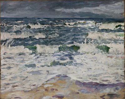 Paisagem marítima, c.1907 (óleo sobre tela) de Max Beckmann