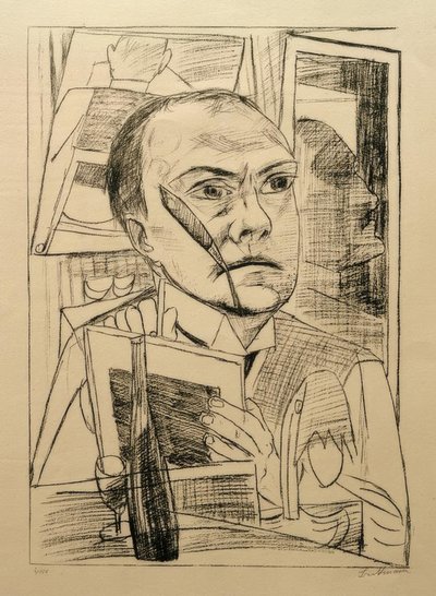 Mesmo no hotel de Max Beckmann