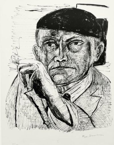 Auto-retrato de Max Beckmann