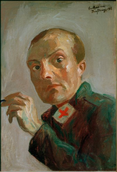Auto-retrato como enfermeira de Max Beckmann