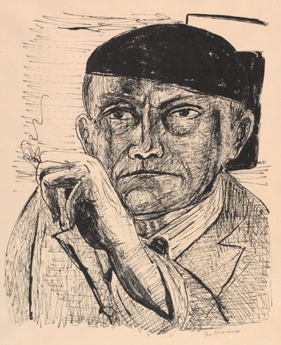 Auto-retrato (Auto-imagem) de Max Beckmann