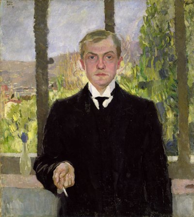 Auto-retrato em Florença de Max Beckmann