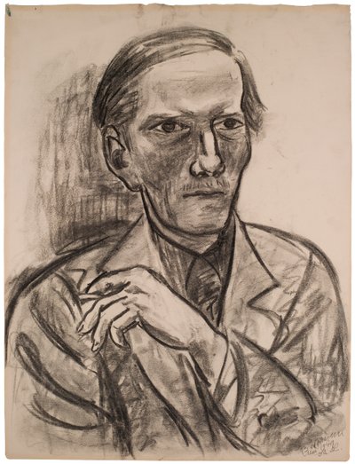 Esboço para «Retrato de Fred Conway» de Max Beckmann