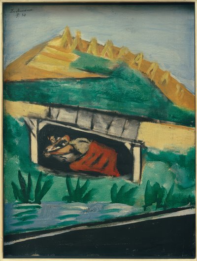 Sommer (Liebespaar) de Max Beckmann