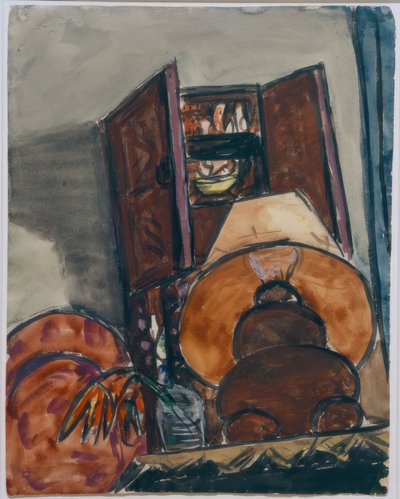 Natureza Morta com Lâmpada de Max Beckmann