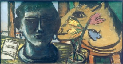 Natureza Morta com Escultura de Max Beckmann