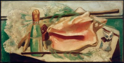 Natureza Morta com Concha Cor-de-Rosa de Max Beckmann