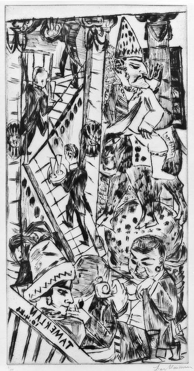 Tamerlan de Max Beckmann