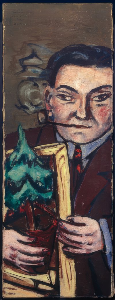 O Tannenbaum vai para Nova Iorque. Retrato de Herbert Tannenbaum de Max Beckmann