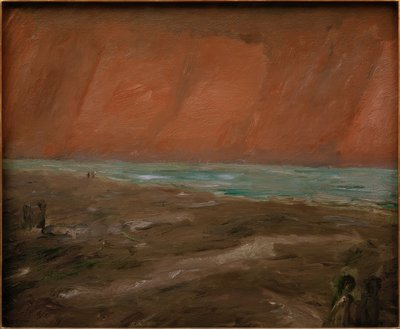 Noite sombria junto ao mar de Max Beckmann
