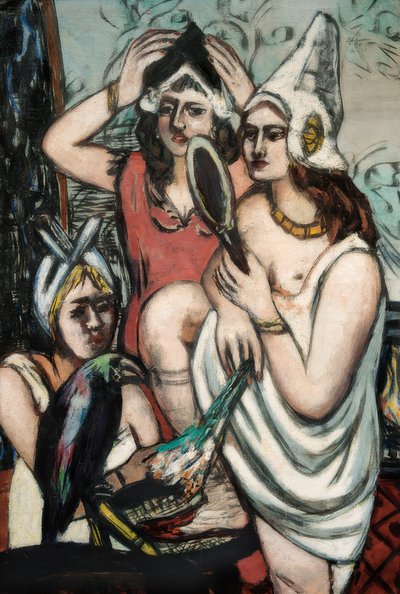 Antes da Festa do Traje (Três Mulheres) de Max Beckmann