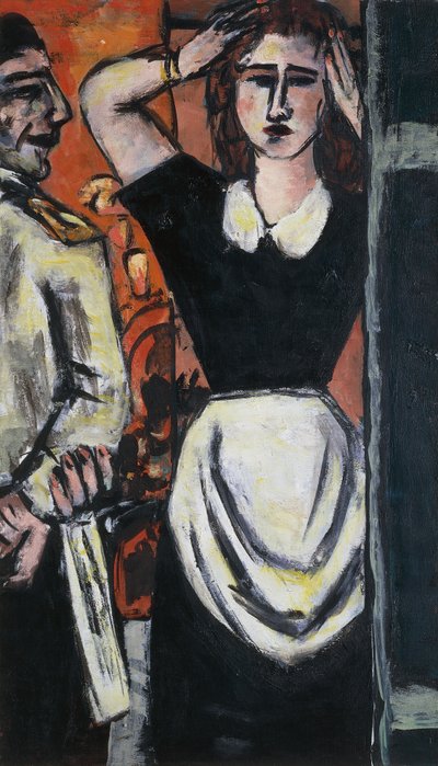 Empregado de mesa e assistente de quarto de hóspedes de Max Beckmann
