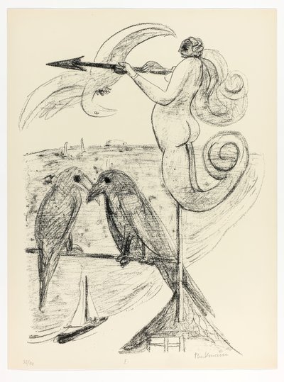 Weather-Vane, placa dois de Day and Dream de Max Beckmann