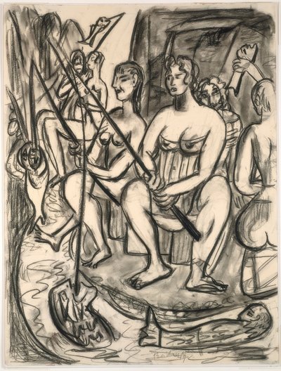 A Pesca Feminina de Max Beckmann